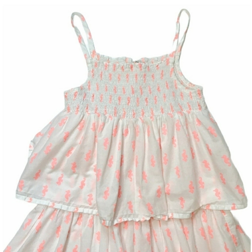 💥HOST PICK💥 Carter's Seahorse Dress White 3T EUC - Picture 6 of 8
